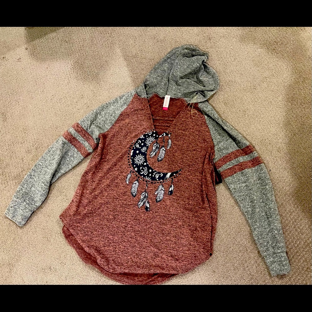 BRAND NEW No Boundaries Thin Moon Hoodie, Size 3XL